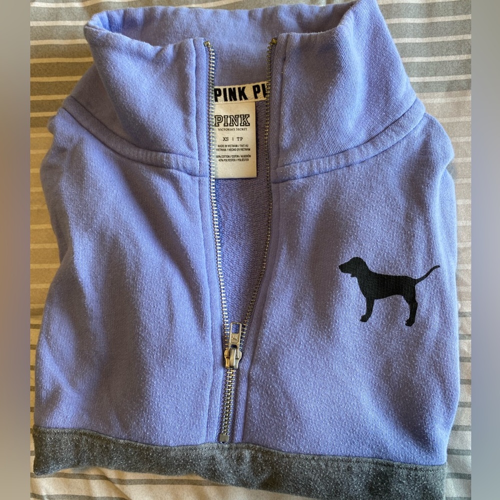 Purple/grey 1/4 zip from PINK